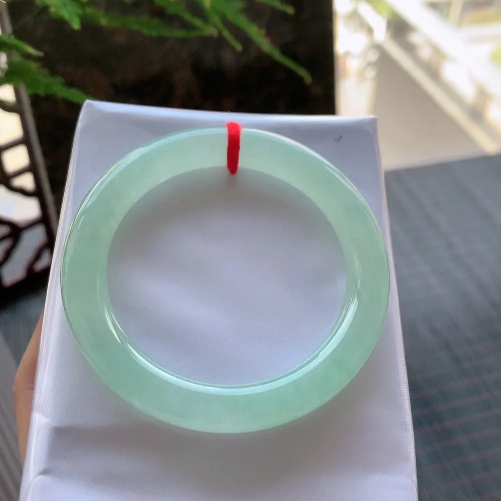 圆条冰绿 微纹 尺寸:53.2/9.7 冰润🥰🥰