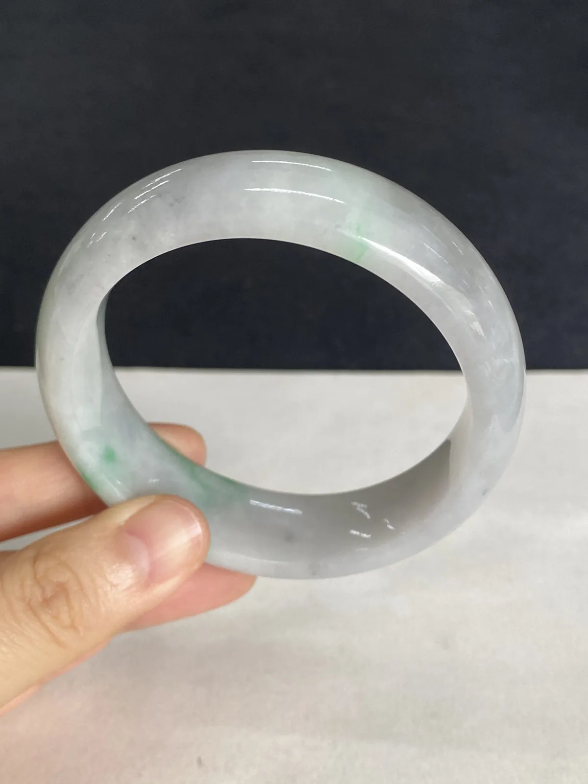 正圈54.9圈口，翡翠手镯