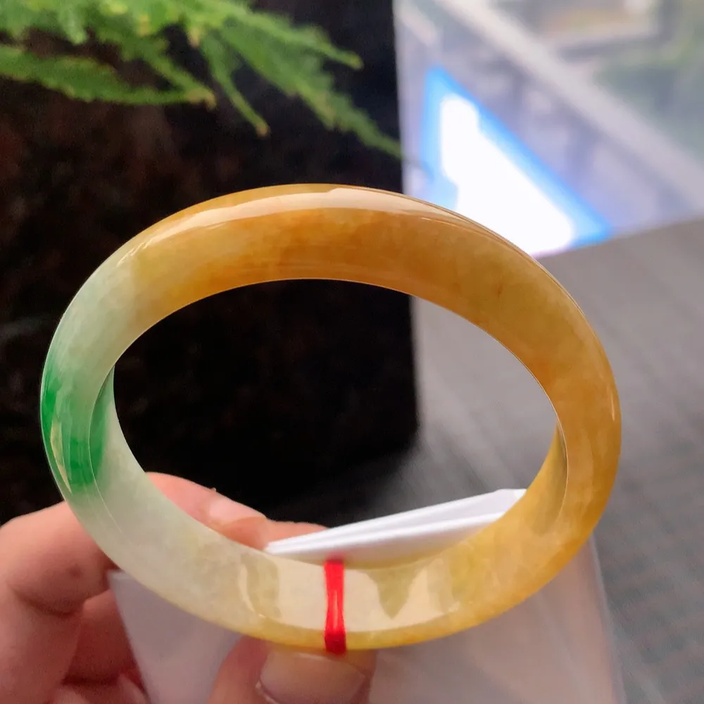 正圈一大圈黄加绿 微纹 尺寸:59.1/13.1/7.7 超值