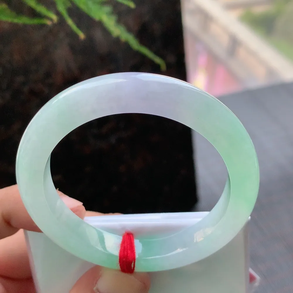 正圈高冰春彩 无瑕 尺寸:50.9/9.9/8.4 种色兼备