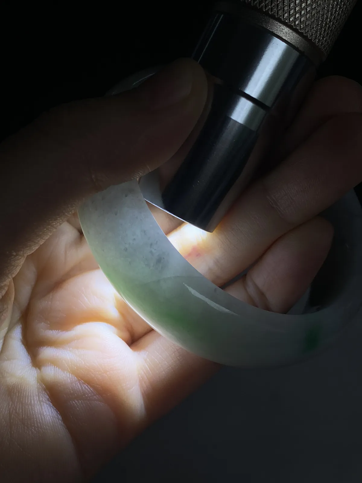 正圈54.9圈口，翡翠手镯