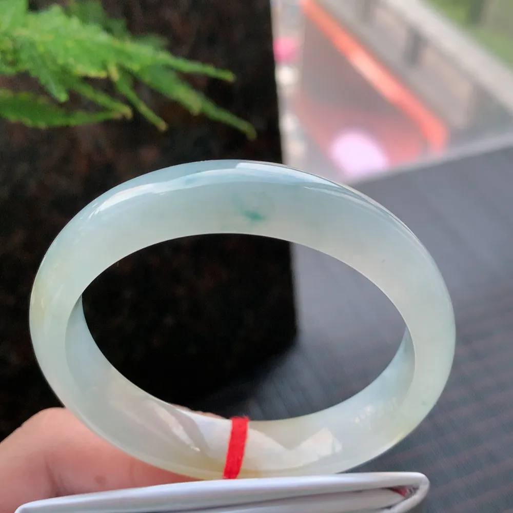 正圈高冰黄翡 无瑕 尺寸:57.1/13.2/8.1种色俱佳