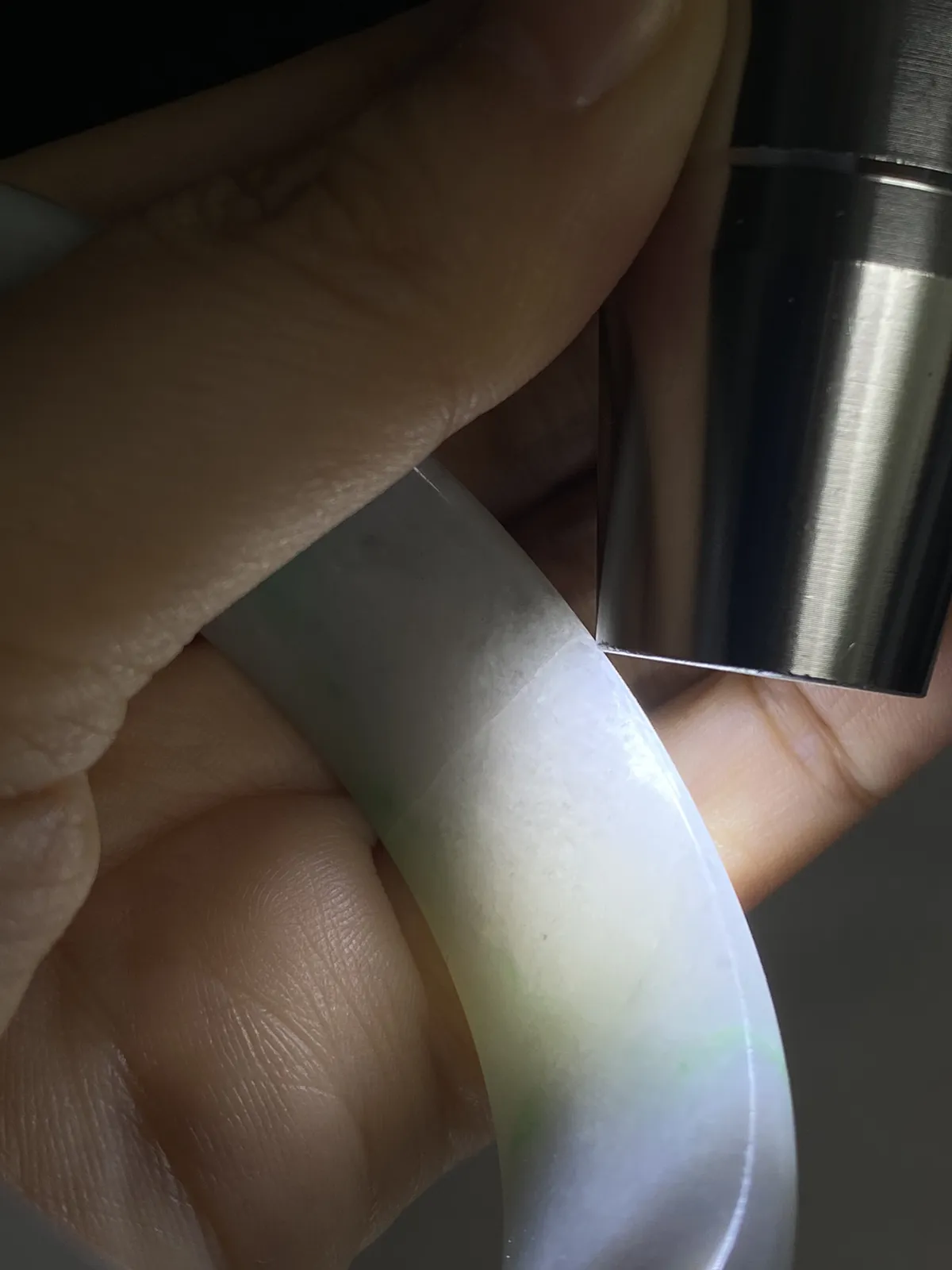 正圈54.9圈口，翡翠手镯