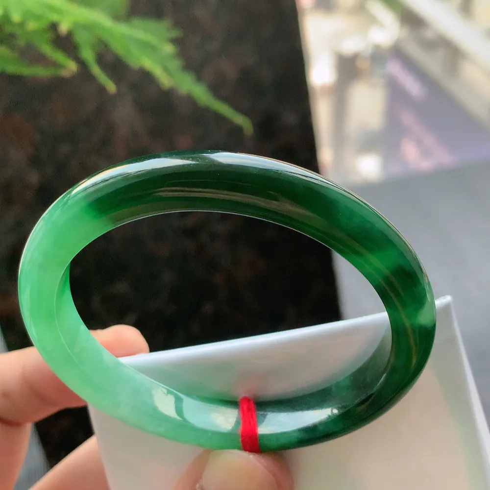 贵妃一大圈辣绿 无瑕 尺寸:54.7/49.8/9.1/7.5 色好🥰🥰