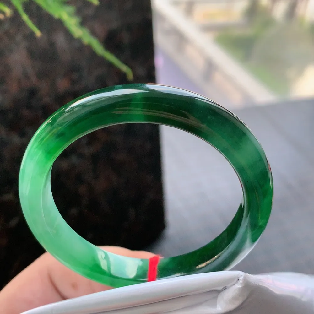 贵妃一大圈辣绿 无瑕 尺寸:54.7/49.8/9.1/7.5 色好🥰🥰