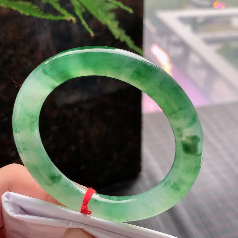 圆条高冰绿 微棉根 尺寸:54.7/9.7 种色兼备