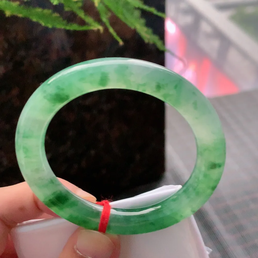 圆条高冰绿 微棉根 尺寸:54.7/9.7 种色兼备