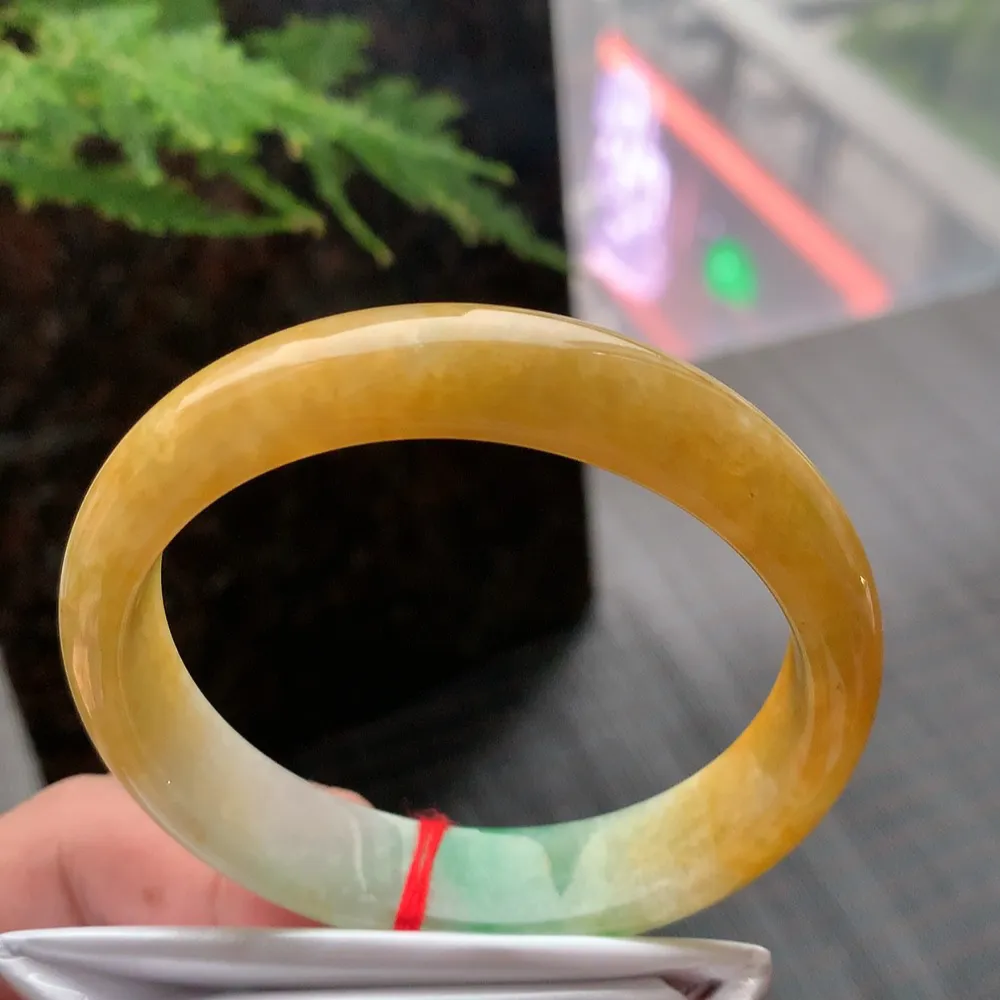 正圈一大圈黄加绿 微纹 尺寸:59.1/13.1/7.7 超值