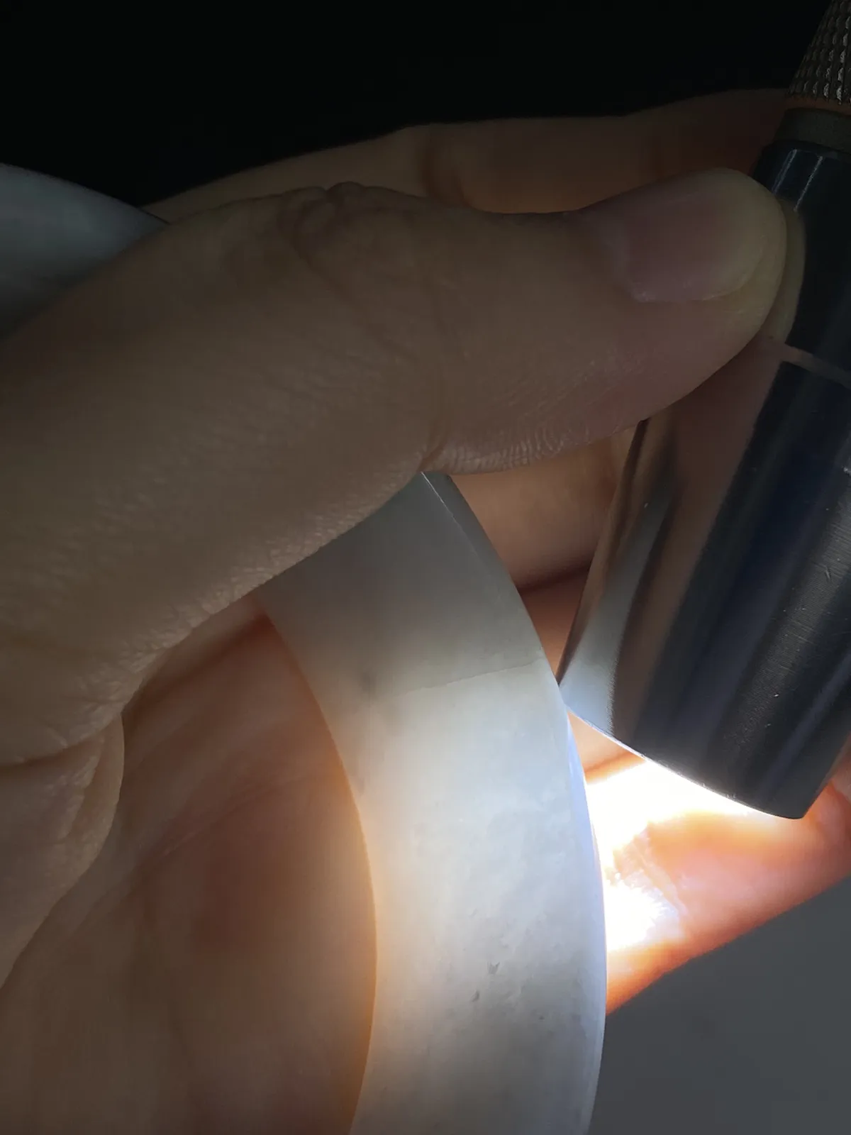 正圈54.9圈口，翡翠手镯