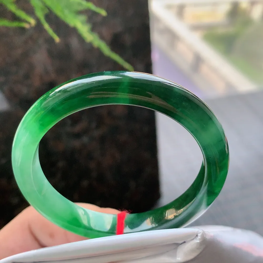 贵妃一大圈辣绿 无瑕 尺寸:54.7/49.8/9.1/7.5 色好🥰🥰