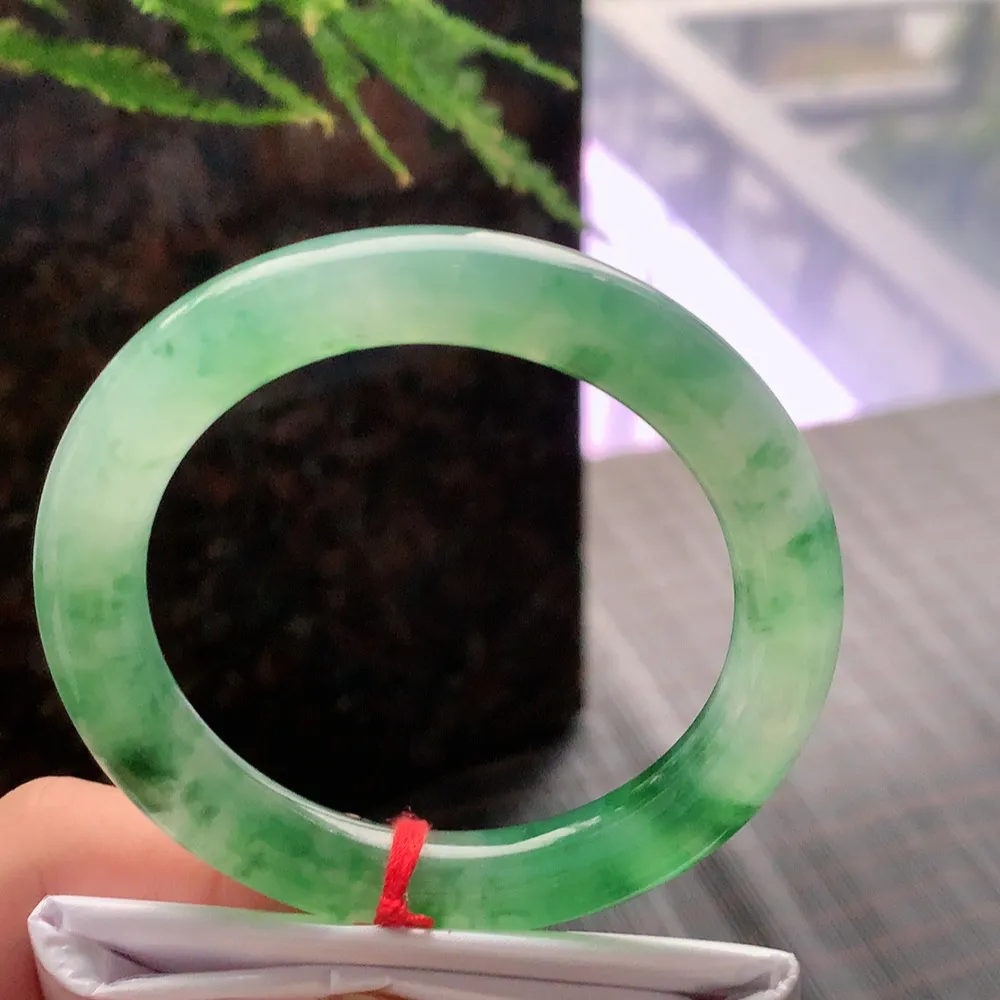 圆条高冰绿 微棉根 尺寸:54.7/9.7 种色兼备