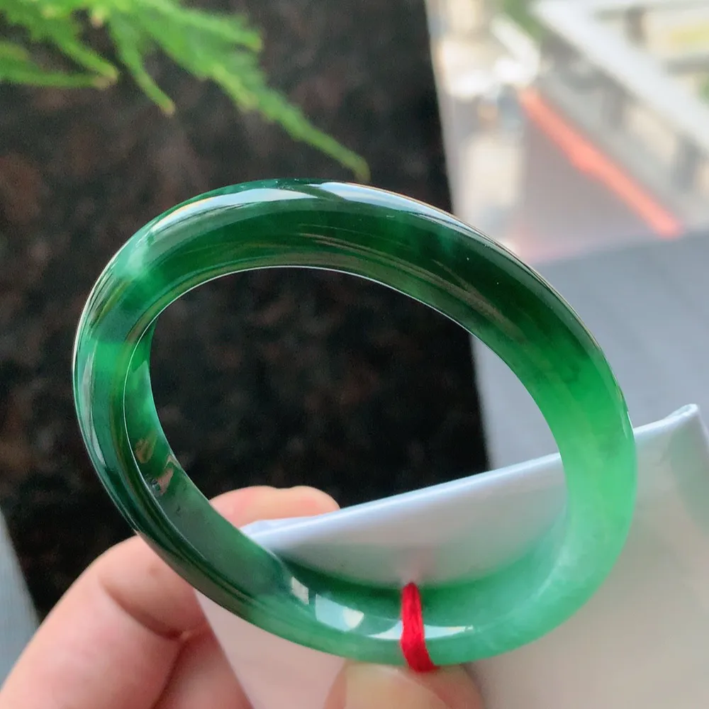 贵妃一大圈辣绿 无瑕 尺寸:54.7/49.8/9.1/7.5 色好🥰🥰