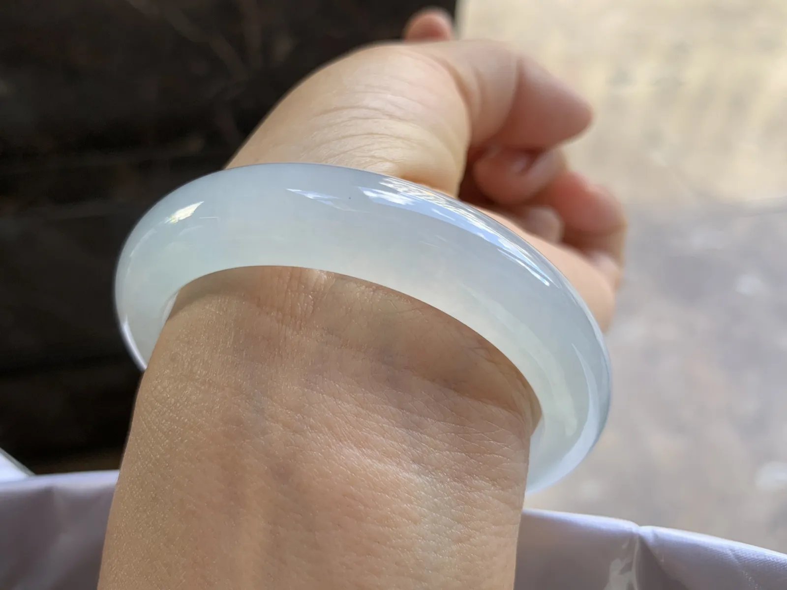 54-12.8-8.5mm
冰种手镯 冰透干净 水润 清爽