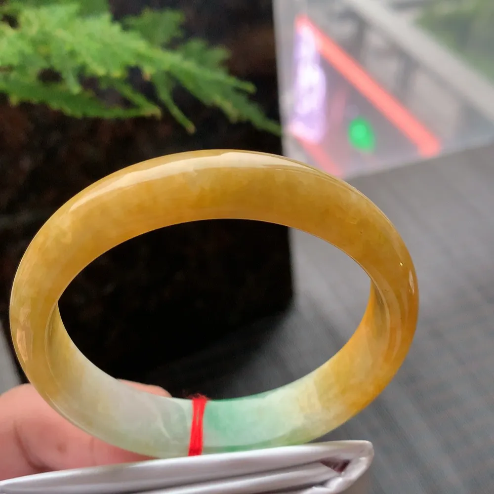 正圈一大圈黄加绿 微纹 尺寸:59.1/13.1/7.7 超值