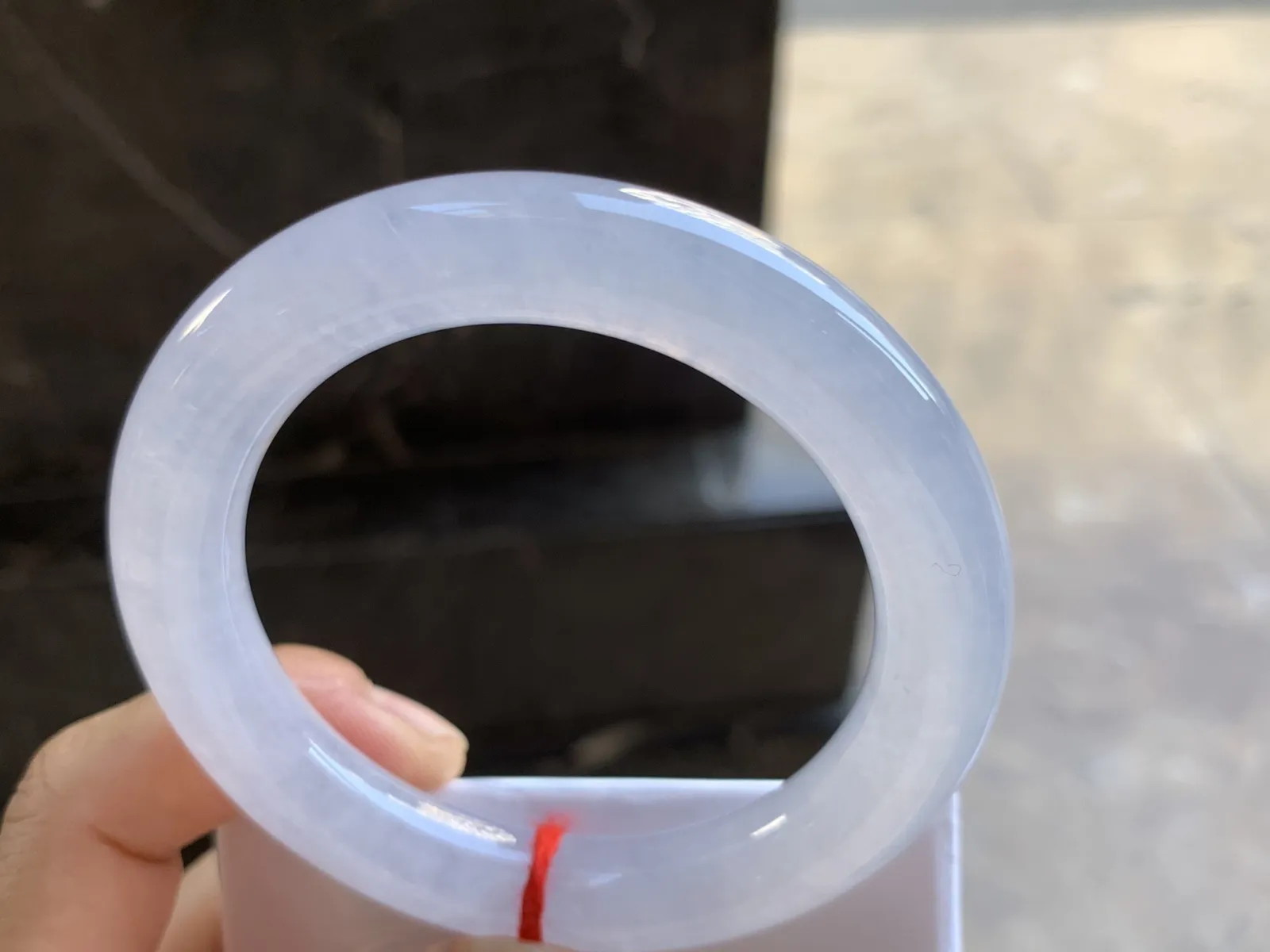 54.5-10.8mm
粉春圆条手镯 冰透莹润 粉粉嫩嫩很漂亮