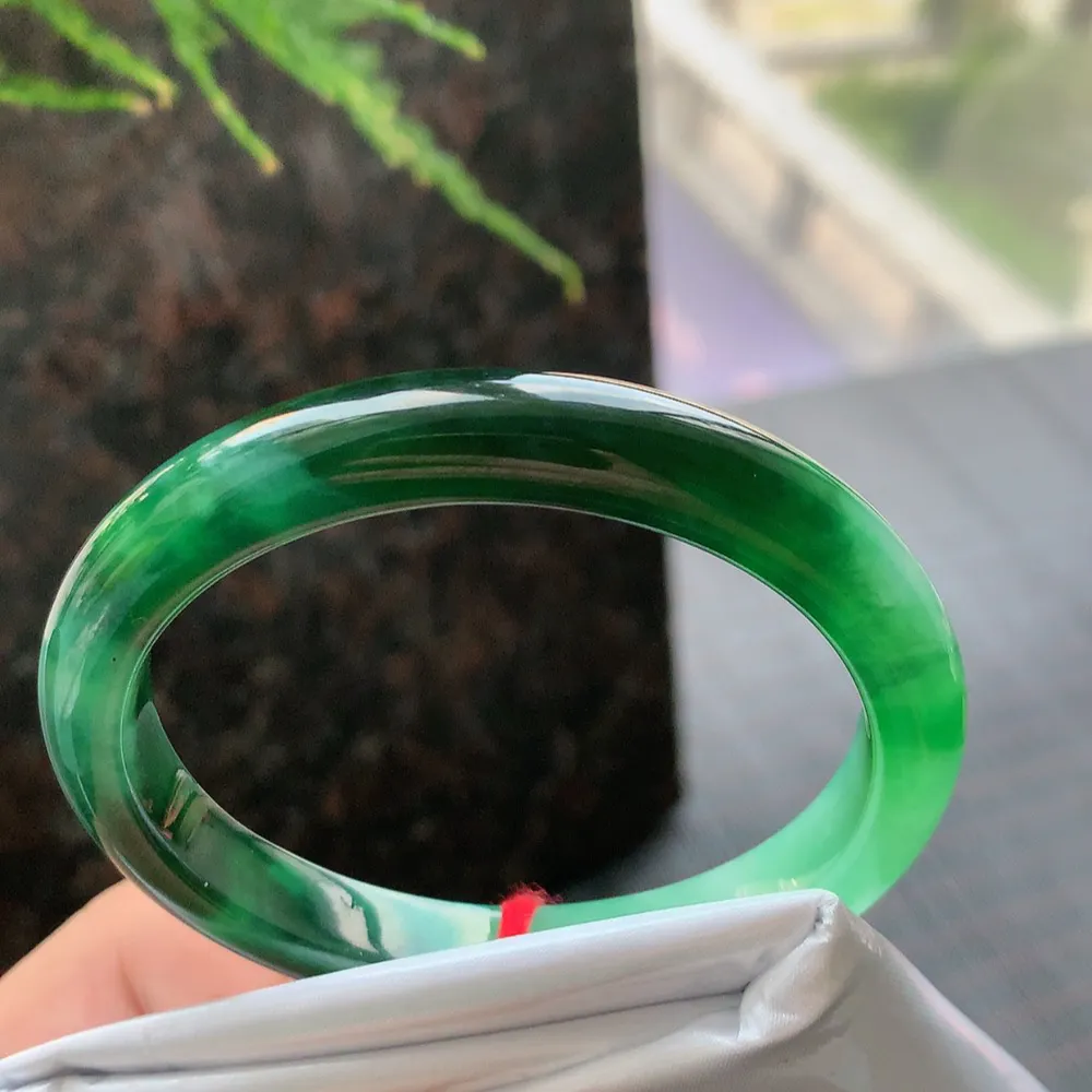 贵妃一大圈辣绿 无瑕 尺寸:54.7/49.8/9.1/7.5 色好🥰🥰