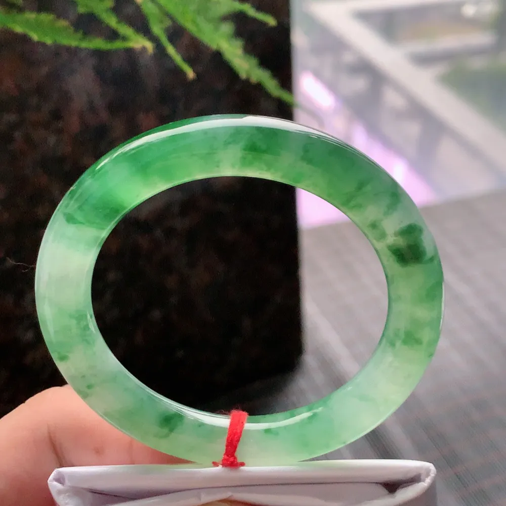 圆条高冰绿 微棉根 尺寸:54.7/9.7 种色兼备