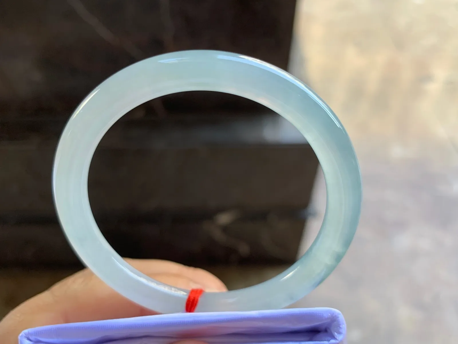 51-7.2mm
冰种圆条手镯 水润光泽 清爽