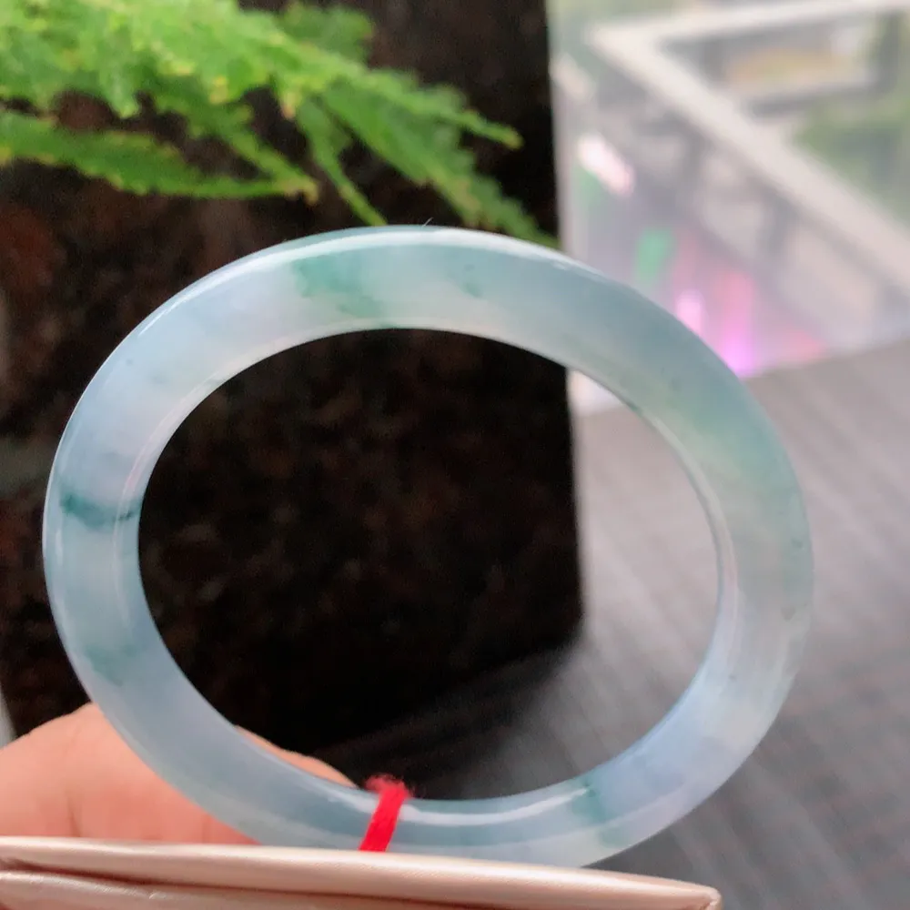 圆条冰紫飘花 无瑕 尺寸:57.1/8.4/8.7 种色兼备