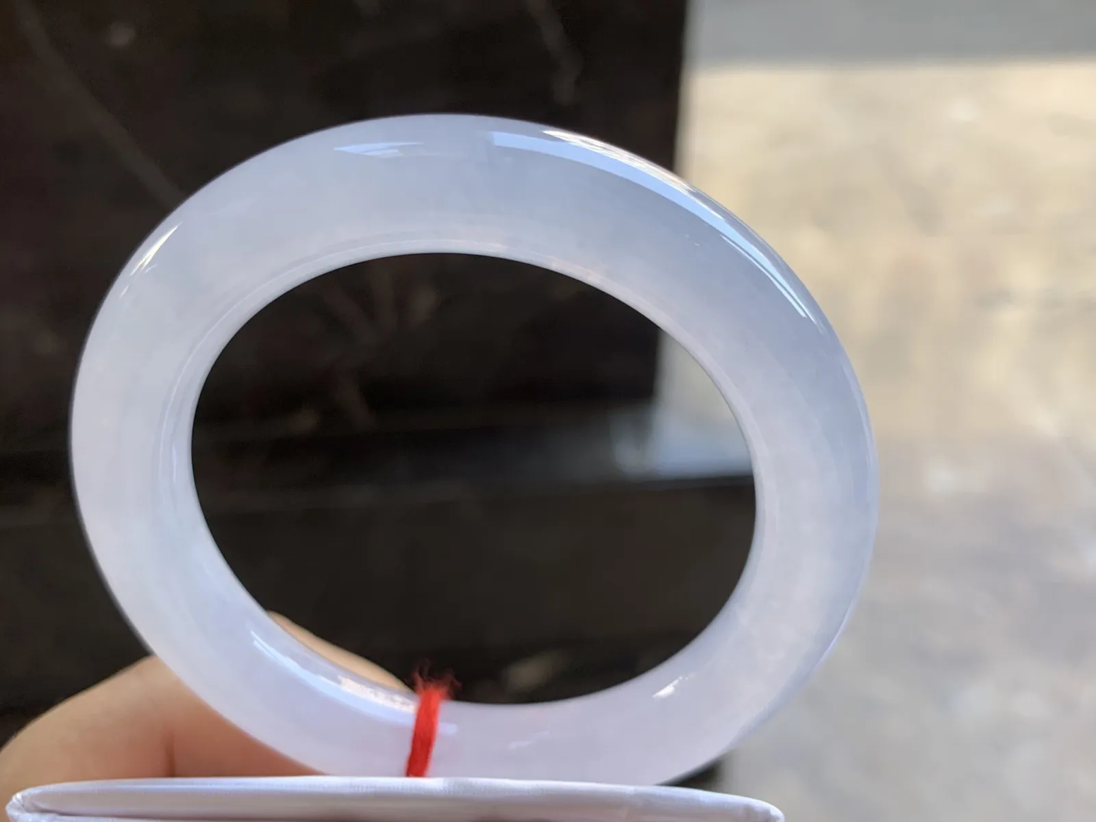 54.5-10.8mm
粉春圆条手镯 冰透莹润 粉粉嫩嫩很漂亮