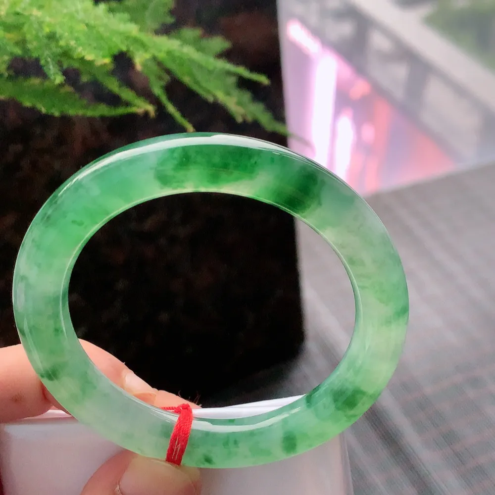 圆条高冰绿 微棉根 尺寸:54.7/9.7 种色兼备