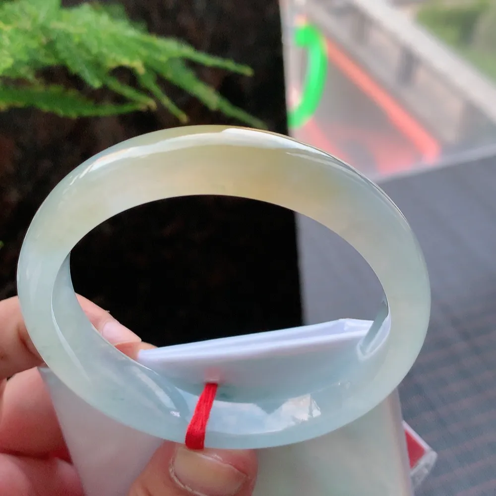 正圈高冰黄翡 无瑕 尺寸:57.1/13.2/8.1种色俱佳