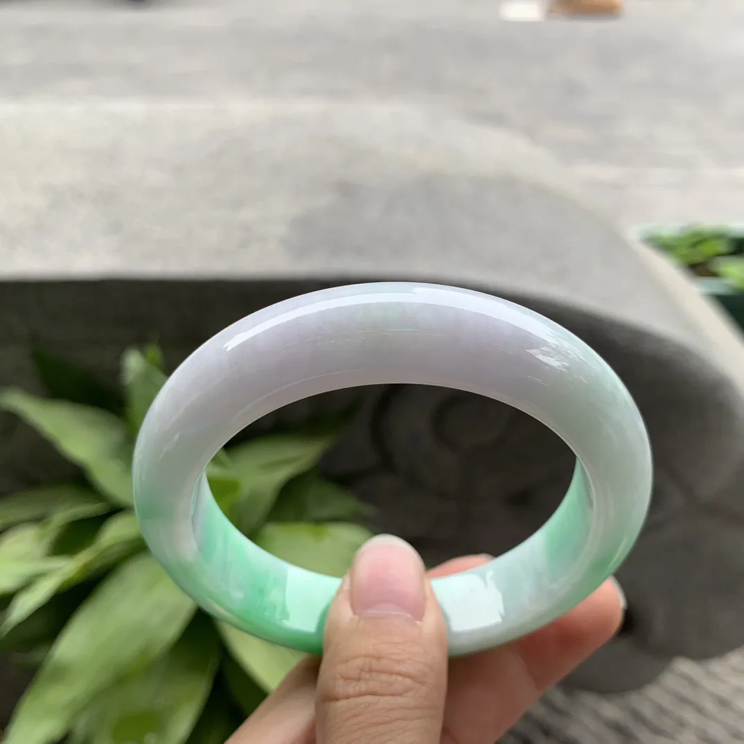 圈口 57.2-13.4-9.4【阳绿正圈手镯】正圈57 58可戴