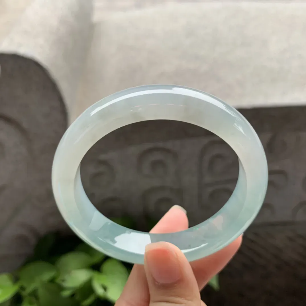 圈口 55.8-13-8.5【冰蓝正圈手镯】正圈55 56可戴