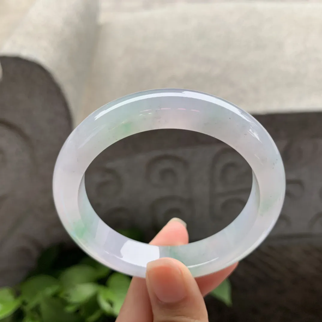 圈口54.2-12-8.7 【冰春彩正圈手镯】正圈54 55可戴