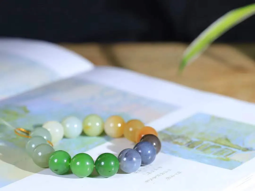 【多宝手串】

精选和田玉多宝手串，每一颗玉石都凝聚自然的灵气与岁月的沉淀，寓意福禄寿喜，守护您的平