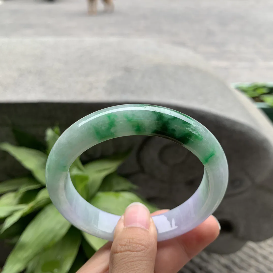 大圈口59-12.8-8.7 【春彩正圈手镯】正圈59 60可戴