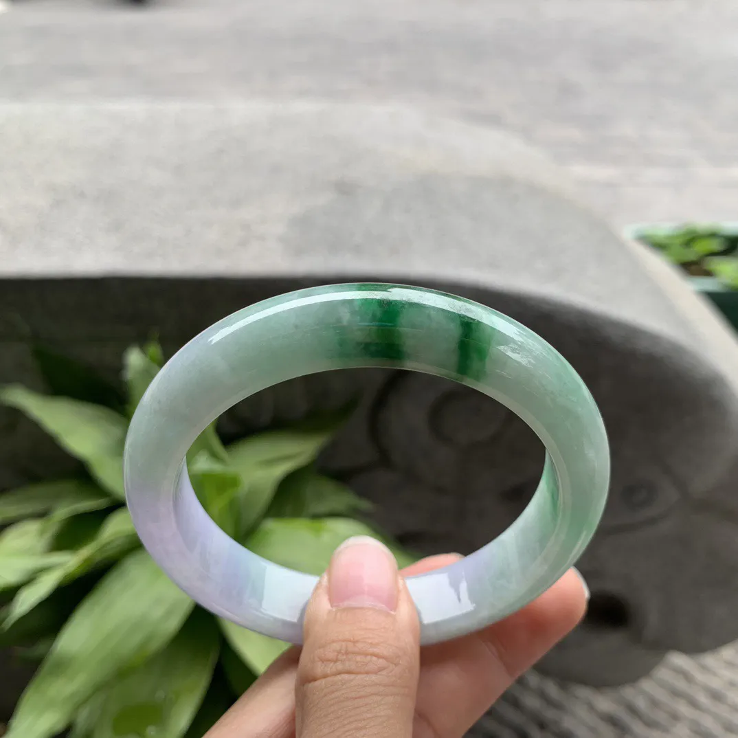 大圈口59-12.8-8.7 【春彩正圈手镯】正圈59 60可戴