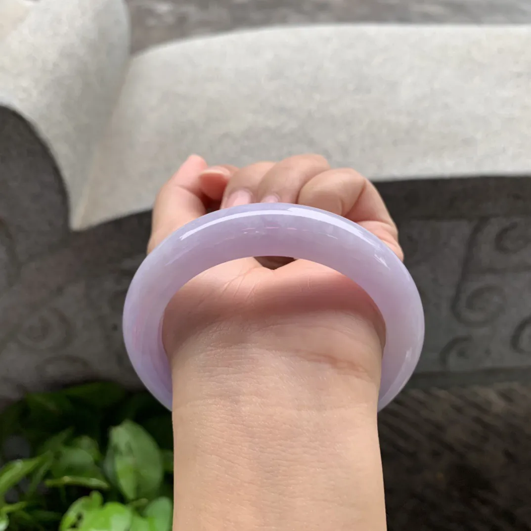 大圈口58-12.7-9.8 【粉紫正圈手镯】正圈58 59可戴
