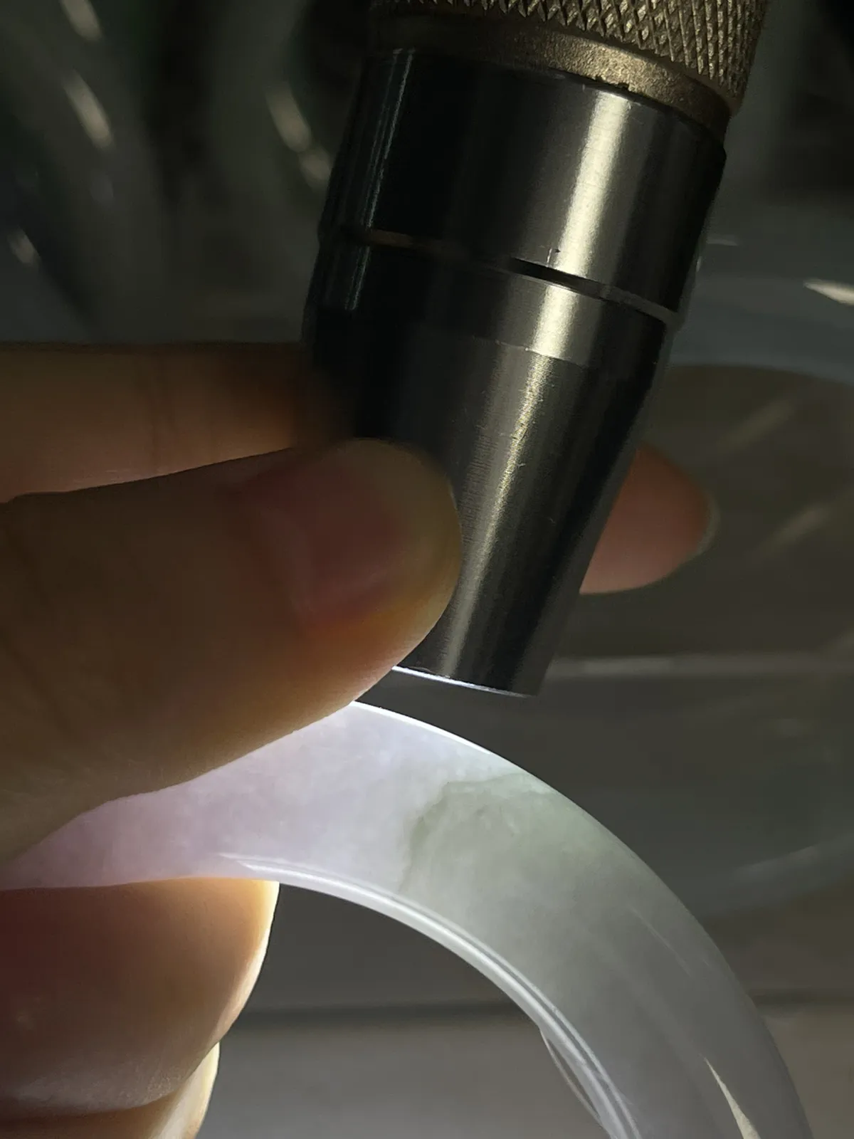 圆镯52.2圈口，翡翠手镯