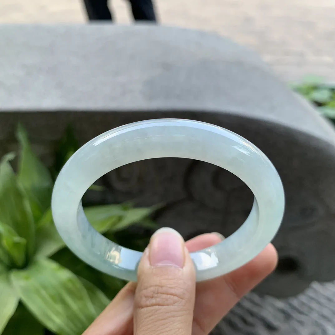 圈口55-9.8-8.3 【冰绿正圈手镯】正圈55 56可戴