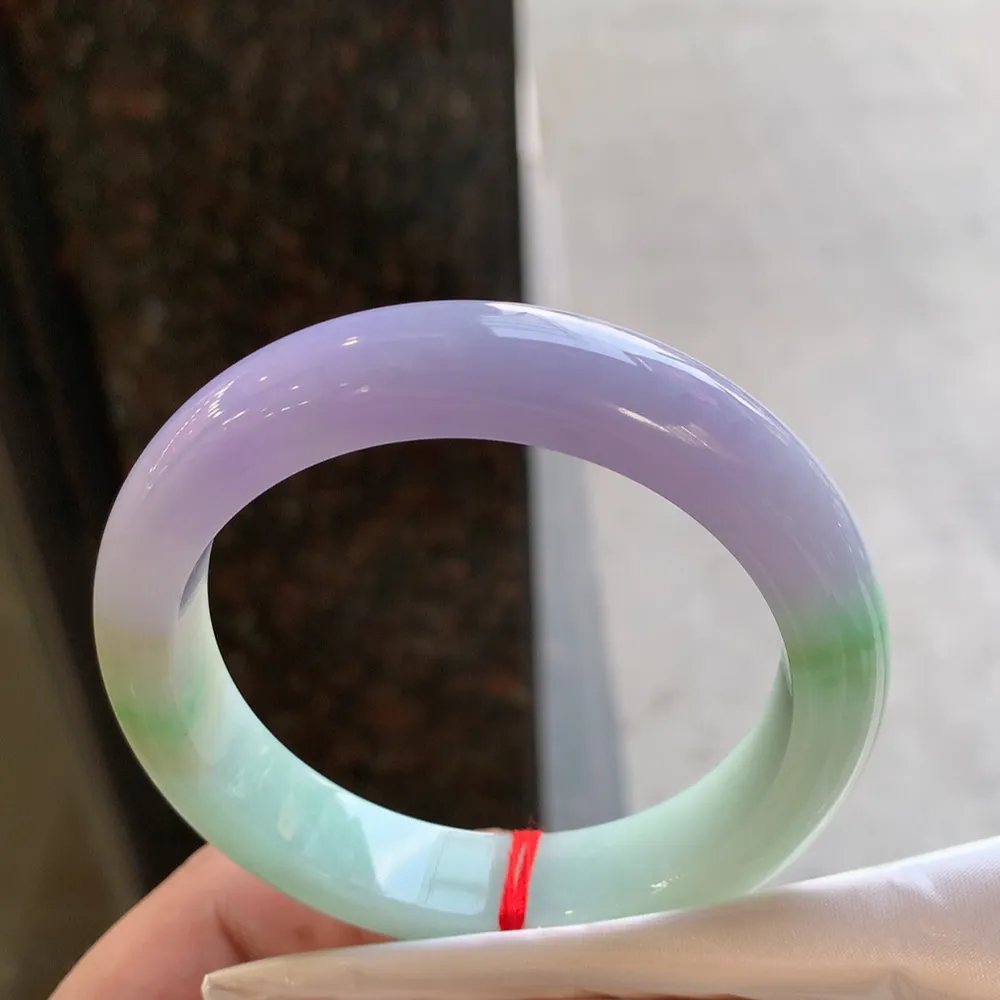 正圈冰糯紫罗兰 无瑕 尺寸:57.8/12.6/9 超美