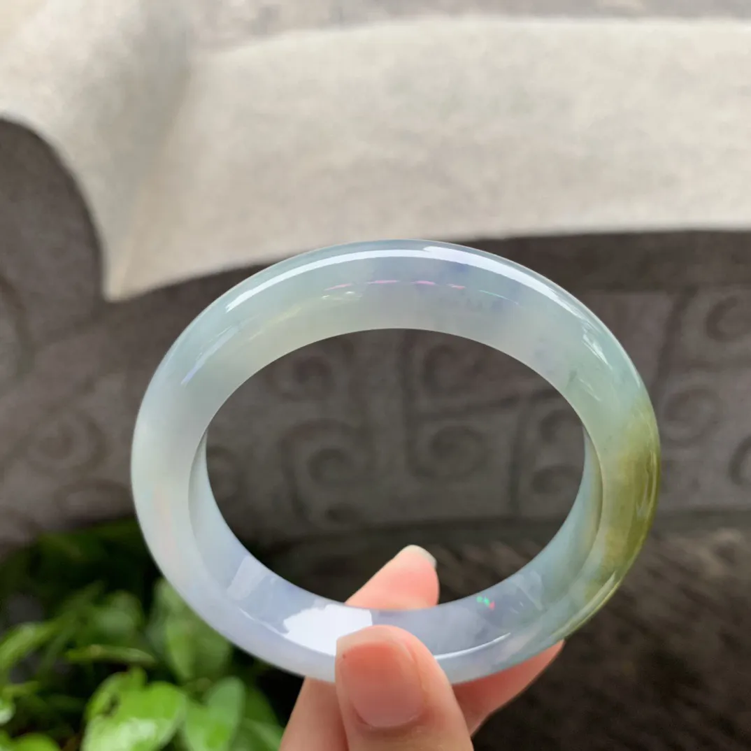 圈口57-12.6-9.4 【冰双彩正圈手镯】正圈57 58可戴