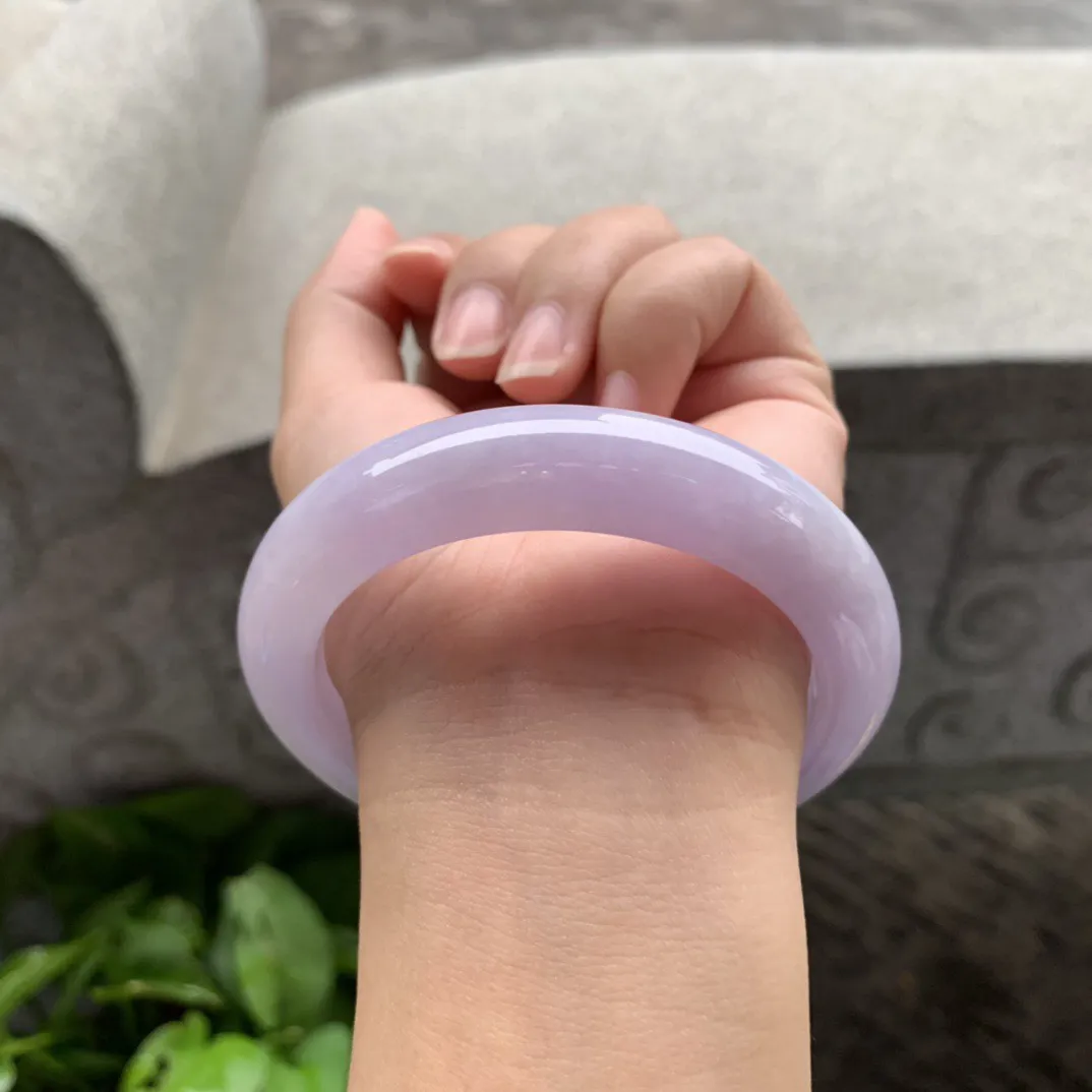 大圈口58-12.7-9.8 【粉紫正圈手镯】正圈58 59可戴