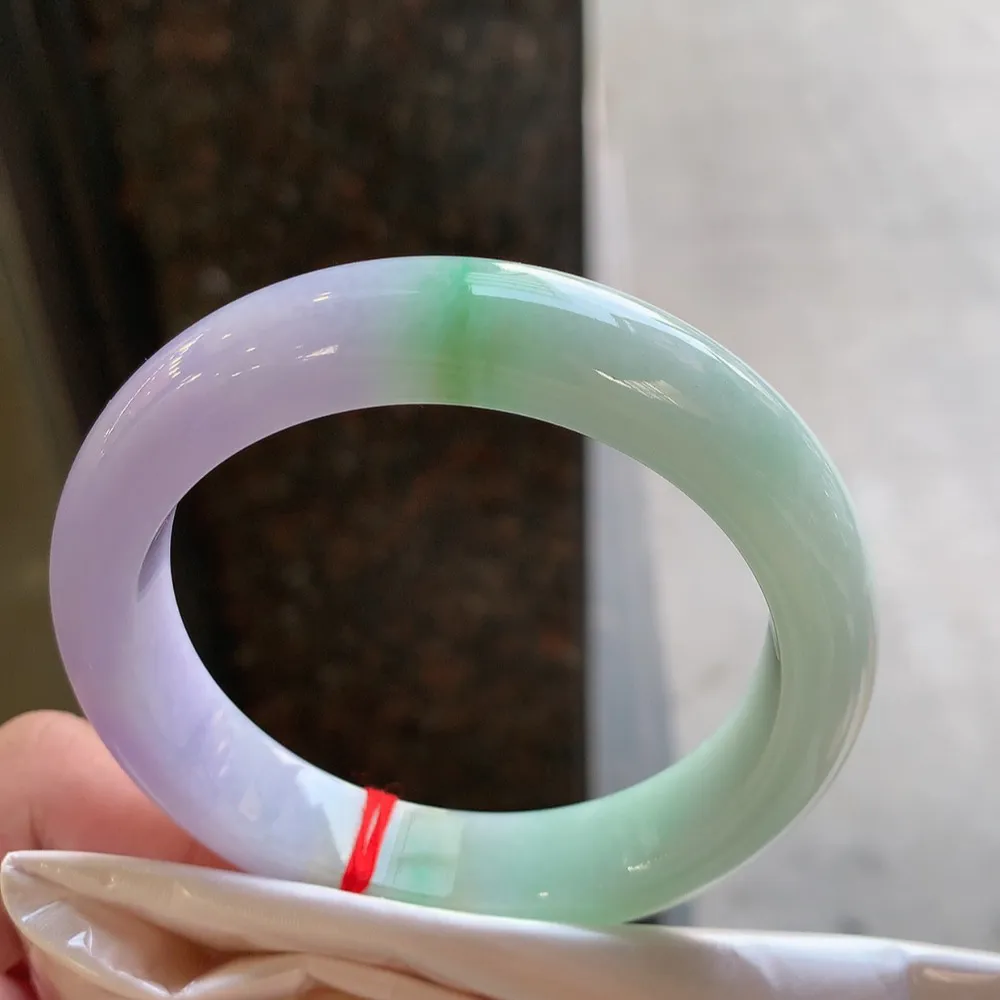 正圈冰糯紫罗兰 无瑕 尺寸:57.8/12.6/9 超美