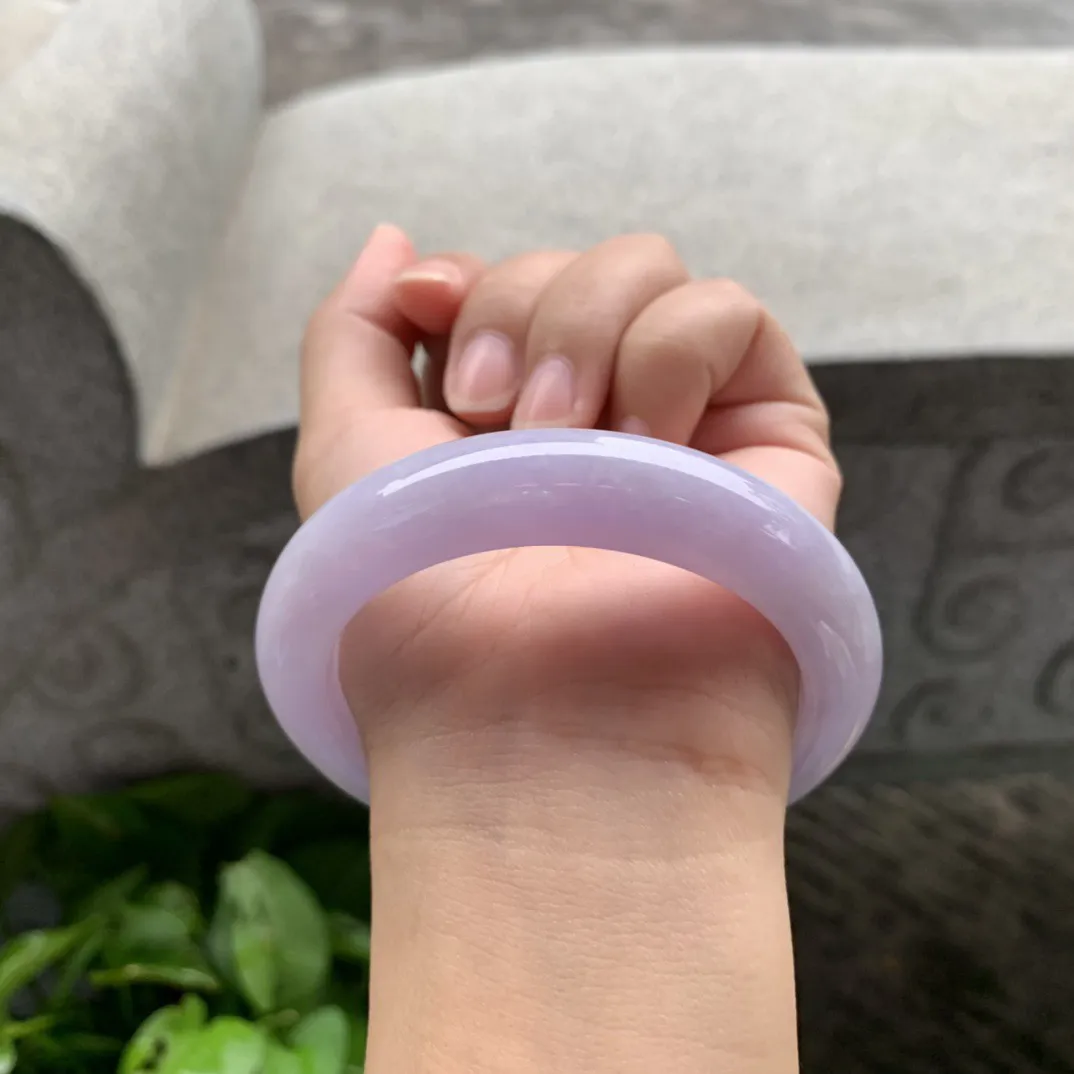 大圈口58-12.7-9.8 【粉紫正圈手镯】正圈58 59可戴