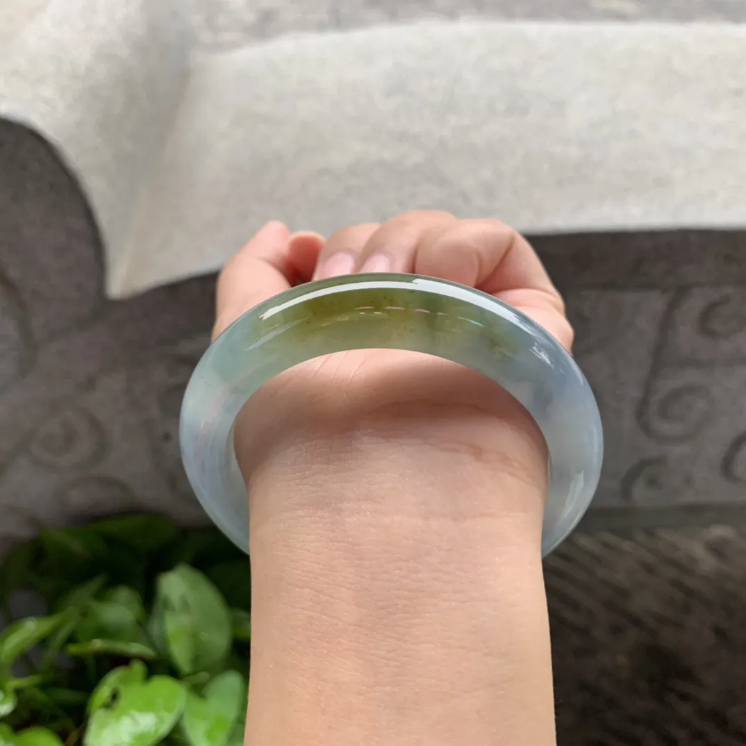 圈口57-12.6-9.4 【冰双彩正圈手镯】正圈57 58可戴