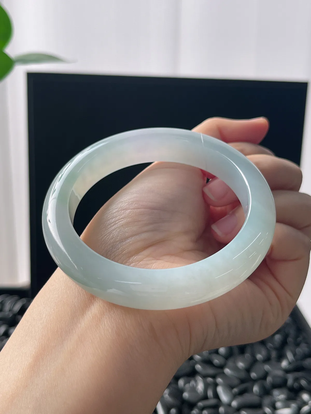 正圈59圈口，翡翠手镯