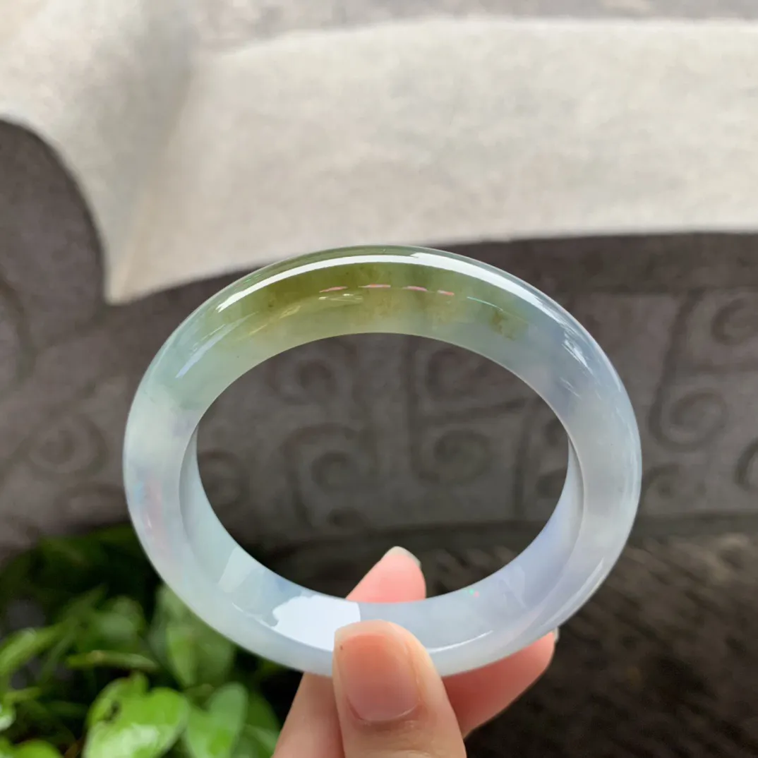 圈口57-12.6-9.4 【冰双彩正圈手镯】正圈57 58可戴