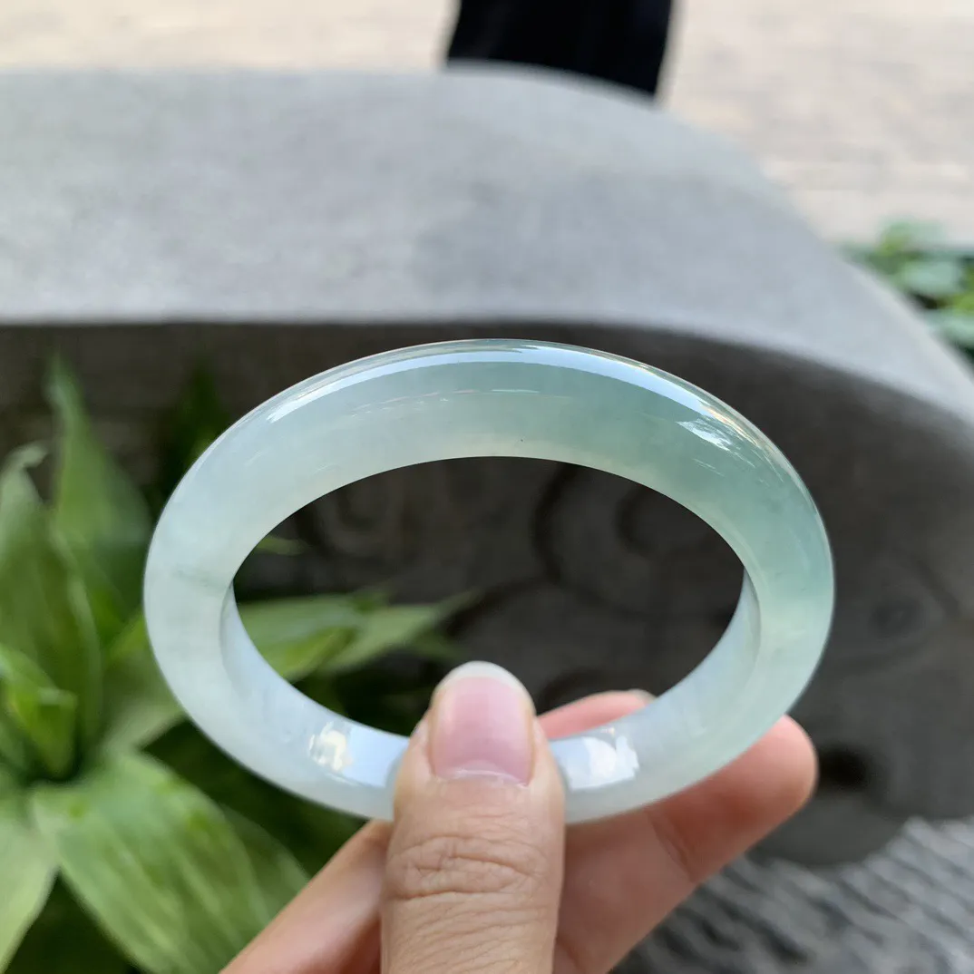 圈口55-9.8-8.3 【冰绿正圈手镯】正圈55 56可戴