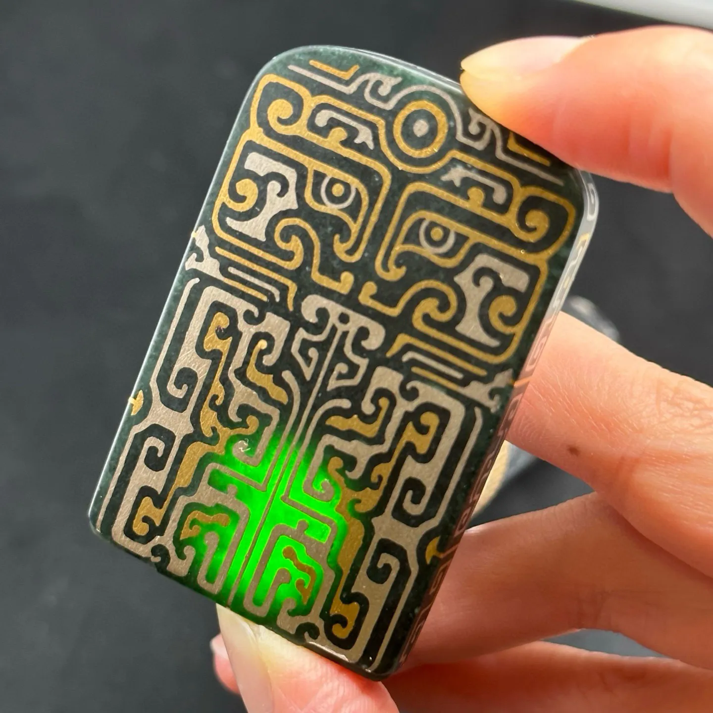 墨翠金银 无事牌