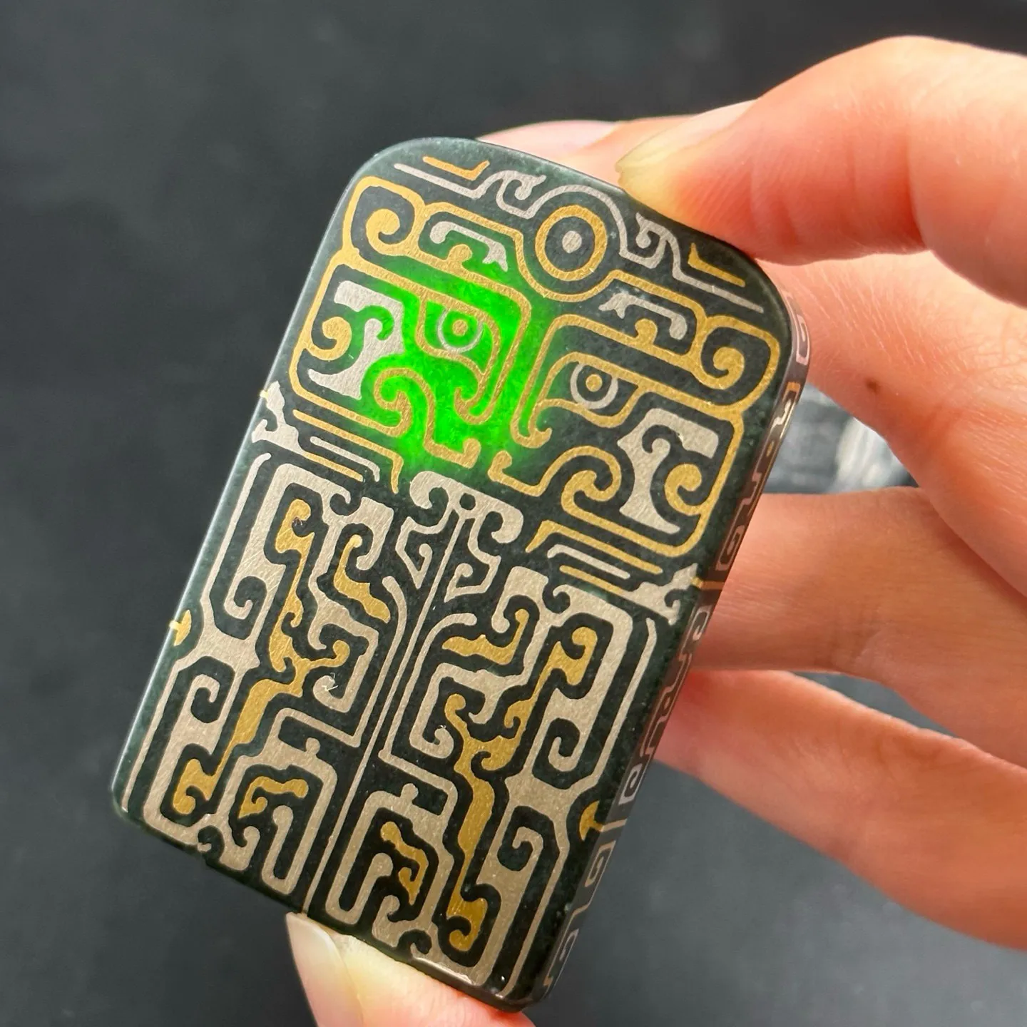 墨翠金银 无事牌