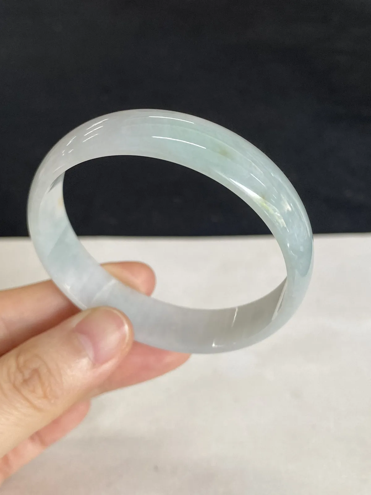 正圈53圈口，翡翠手镯