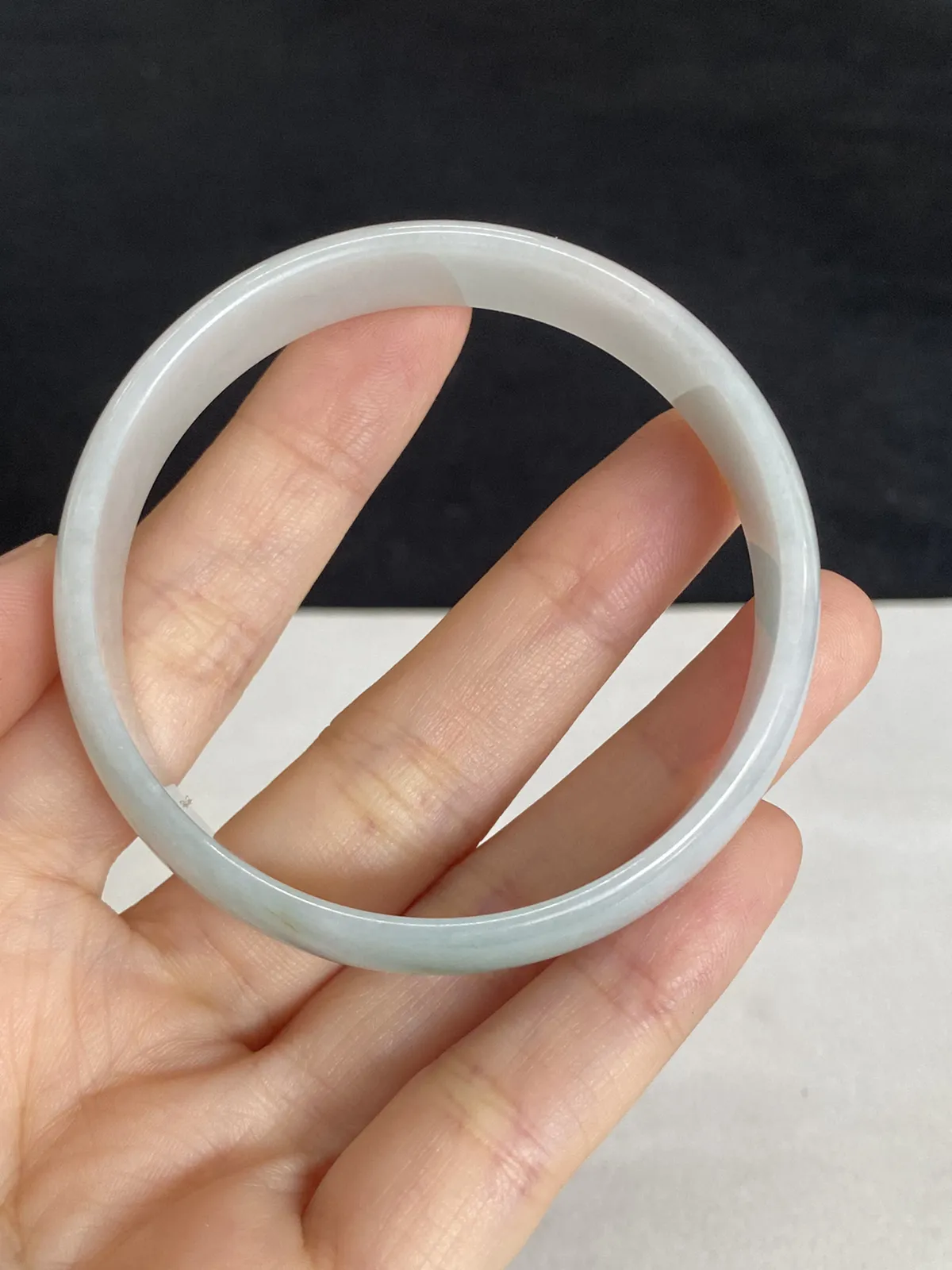 正圈53圈口，翡翠手镯