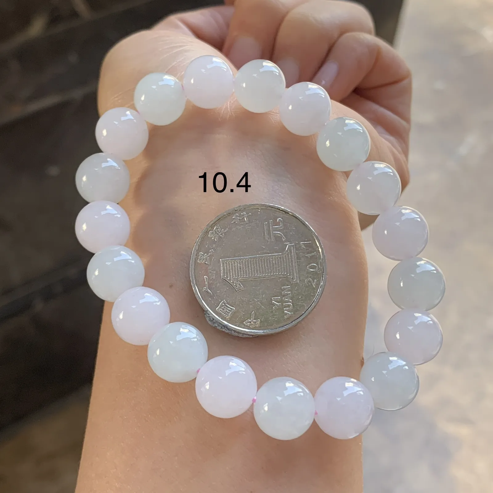 糯种手串^_^玉质温润 清新 干净