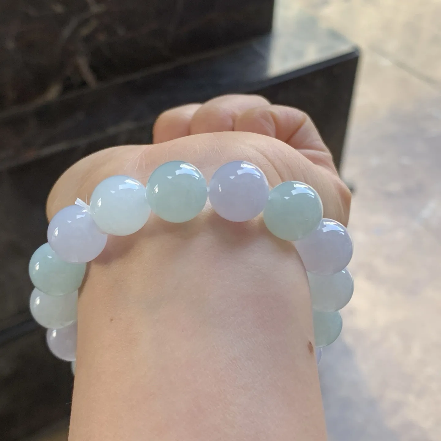 晴水淡春彩手串^_^清新 细腻